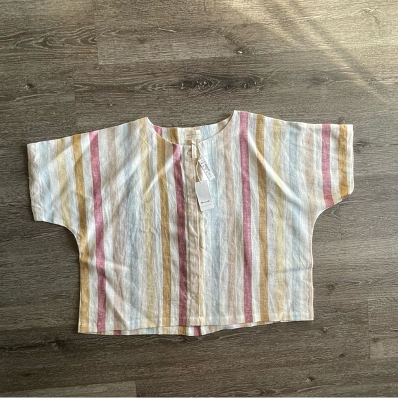 Madewell Multicolor Striped Blouse - Picture 2 of 7